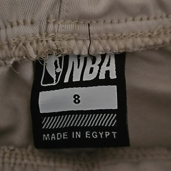 NBA Kids Jogger Sweatpants - Size 8 Beige by Icer Brands, Excellent Condition - Picture 6 of 7